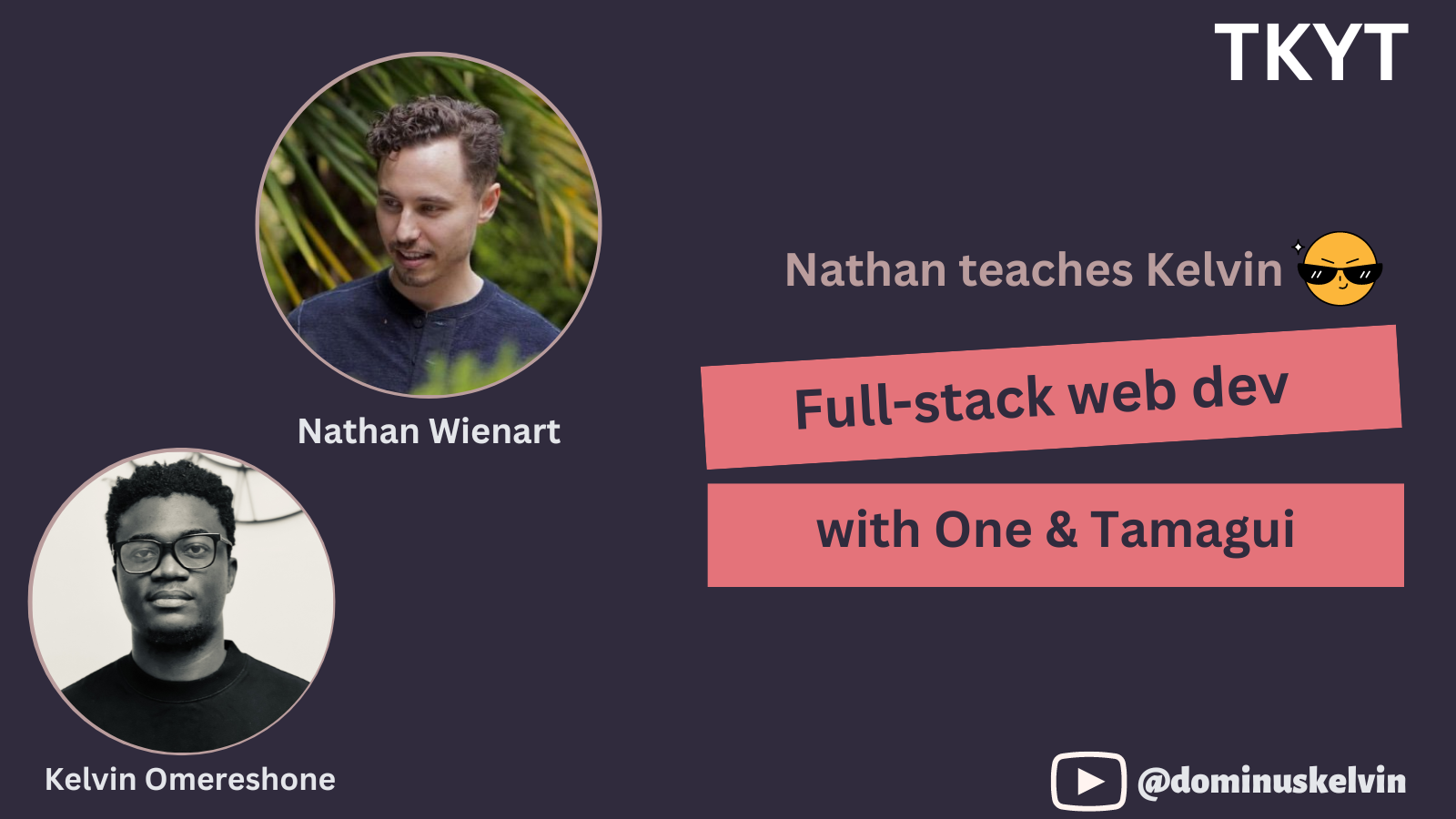 TKYT #64 Building full-stack web apps with React using One and Tamagui